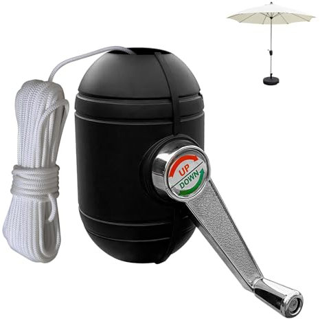 Colcolo Patio Umbrella Accessories Crank Handle, Garden Parasol Crank Handle, Table Umbrella Accessories Heavy Duty Replace Replacement Holder For Outdoor Picnic Balcony Pool Parasol Deck Diameter, A