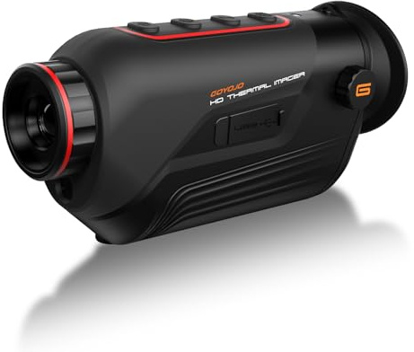 GOYOJO Thermal Imaging Monocular, 384x288(50Hz) @17μm Infrared Night Vision Detector with Long Battery Life, 15mm Focal Lens for Outdoor Night Vision Camera (15mm)