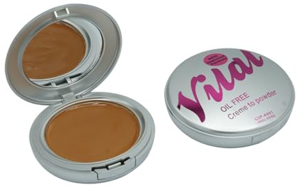 Smooth Perfection: Cream to Powder Foundation Makeup - Achieve a flawless finish, long-lasting coverage, and silky texture with this versatile powder foundation (C2P: A001, One Size)