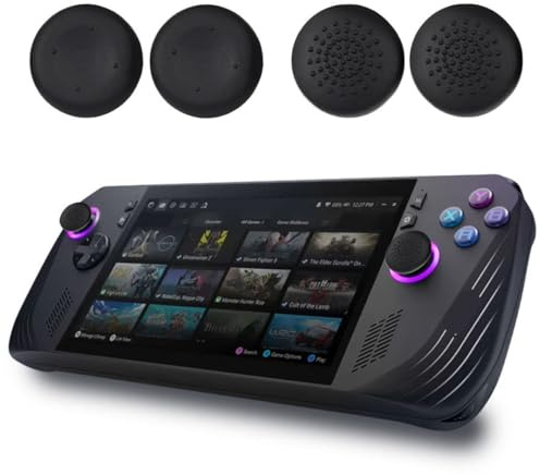 Daumengriffkappen für ROG Ally X Spielekonsole, Silikon-Daumengriff-Joystick-Tastenkappe, Controller-Stick-Tastenschutz, für ROG Ally X Handkonsolen-Zubehör, 4 Stück