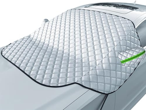 yinmeichun Couverture Pare-Brise Voiture pour Infiniti QX70 2013-2023 2024 2025, Couverture pour Pare-Brise d'hiver- Bache Pare Brise Protection, Antineige, Antigel, Protection Solaire
