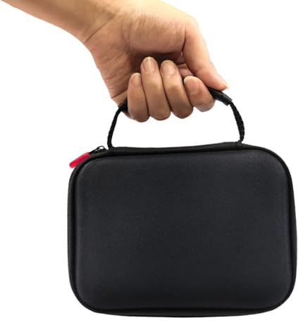 LootPop Tragebeutel für die RG406V Retro Handheld-Spielkonsole, aufteilte Aufbewahrungsgestaltung, stoßdämpfende Binden, tragbares Henkel, Reisebeutel für die Spielkonsole