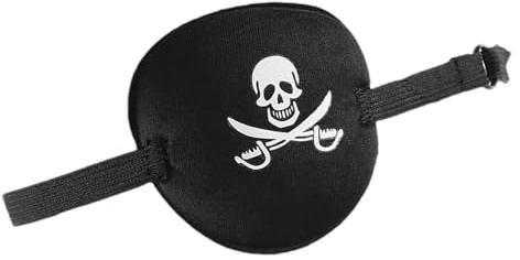 Sleep Augenabdeckung – Augenmaske mit verbundenen Augen | Medizinischer Eyepatch verstellbar | bequeme Piratenaugenpflaster | Black Out Eye Patches, Pirat Black Out Broltfold – tragbarer Blinder von L