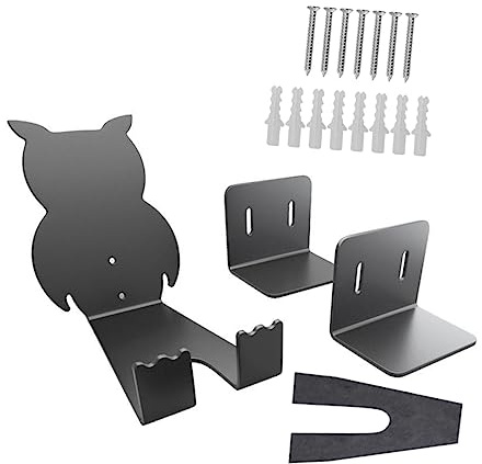 MUELODSIC Soporte de Pared para Bicicletas con Diseño Búho Resistente Gran Capacidad para Almacenamiento y Exhibición Interiores Compatible con Bicicletas de y Plegables