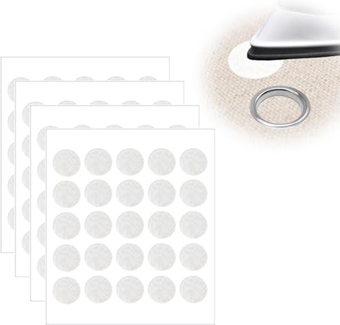 100 Stück Aufbügelbar Ösenpatch, Ösen Patches für Kordeln, Ø20mm Ösen Bügelflicken Zur Verstärkung oder Reparatur bei Ausgerissenen Ösen, Stoff Flicken Zum Aufbügeln (Weiß)