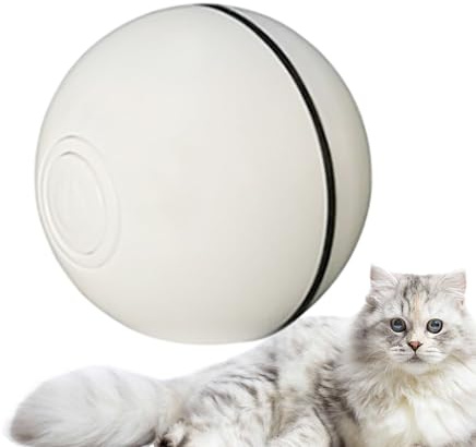 Kattbollar – automatisk rullande träningsboll | mentalt stimulerande kattleksak för inomhus kattungar hundar träning jakt jaga tristess lättnad
