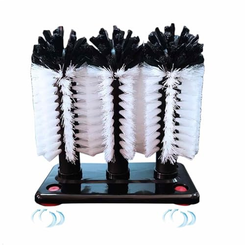 Brosse De Lavage De Tasse Avec Base D'aspiration-brosse De De Verre Pour Évier, Épurateur De Bouteille Multi-angle, Outil De Lavage De Verre De Barre Durable | Outil De De Cuisine