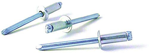 Bralo - Remache aluminio/acero estandar diámetro 2,4x6mm