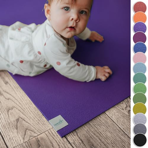 Krabbelunterlage SanoSoft 120cm X 180cm Lila