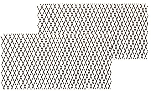 BYBAG Natural Lattice Willow Trellis Fence for Climbing Plants,Expandable Garden Fence Wall Panel, Outdoor Decorative Wood Fence (2 Pieces)