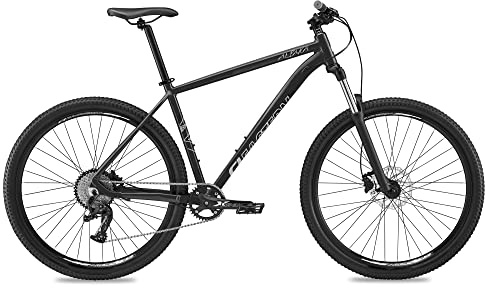 Eastern Bikes Alpaka 29 Leichtgewichts-MTB Mountainbike, 9-Gang, hydraulische Scheibenbremsen, vordere Federung in 4 Rahmengrößen erhältlich (21, Schwarz)
