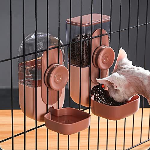 Pets Distributeur Automatique de Nourriture et Distributeur d'eau pour Petits et Chiens, Chats et Animaux domestiques