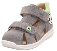 Superfit Jungen Bumblebee Sandale, Hellgrau Grün 2500, 22 EU
