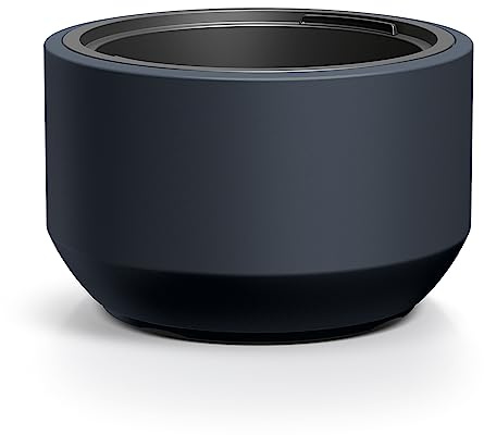 Tymar blomkruka med insats, blomkruka av plast, överkruka, stor växtkruka (antracit HEOS, ø 40 cm)
