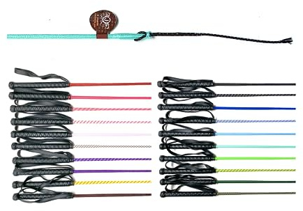JA Horse JA0037 Kinderreitgerte mit Handgelenkschlaufe, 90 cm, Minze | Kinderreitgerte Reitgerte mit rutschfestem Gummigriff & Handgelenkschlaufe – Perfekter Halt für junge Reiter