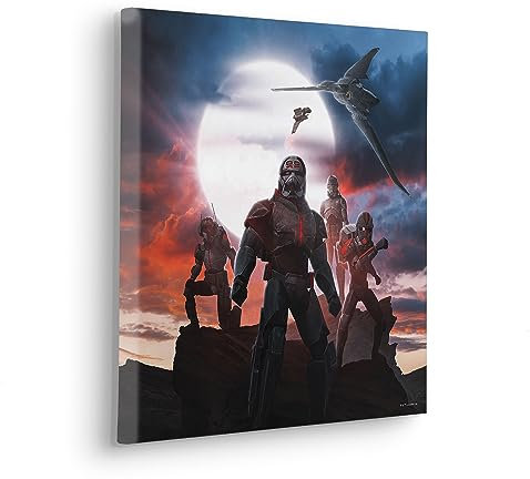 Komar Komar Tableau sur châssis - Motif équipe de bain - Dimensions : 40 x 40 cm - Décoration murale pour chambre d'enfant