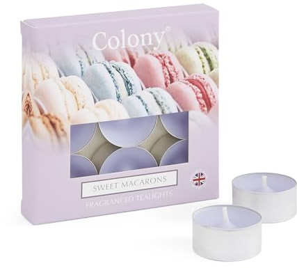 Colony Sweet Macarons Tealights, Lilac