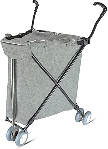 LIPJIA Carro de la Compra,Compras con Rueda giratoria, Carrito de Compras Triangular, Carrito utilitario para comestibles, Herramientas, Carrito utilitario