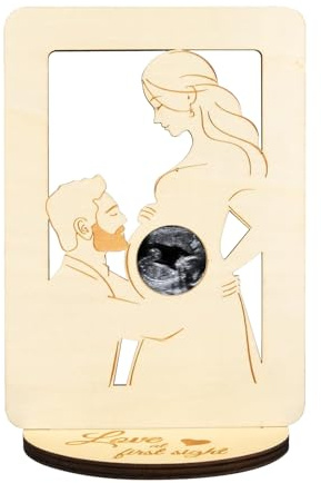 Incinta Mamma Cornice in Legno,Cornice in legno per immagine ad Ultrasuoni,Ecografia Gravidanza Foto Cornice,Cornice Sonogramma Foto,Cornice Immagine ad Ultrasuoni,Idee Regalo per Donne Incinta,B