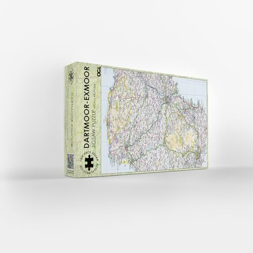 Pieceful Maps Jigsaw Puzzle | Great British Jigsaws | Small Batch Made | Sustainable Jigsaw Puzzles (Dartmoor and Exmoor)