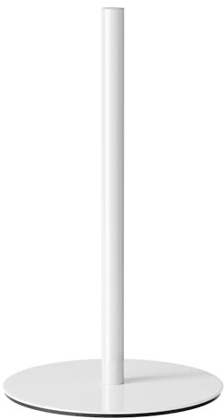 Kitchen Roll Holders White Free Standing Paper Towel Holder, Premium Stainless Steel Kitchen Rolls Organizer