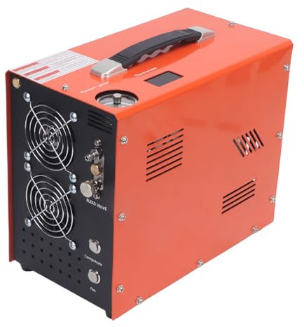 PCP-Luftkompressor, 30 MPa Doppelzylinder-Motor aus Reinem Kupfer, Hochdruckpumpe, Elektrischer Luftkompressor mit 4500 Psi, für PCP-Ausrüstung, Paintball-Dosen,