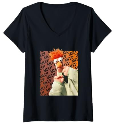 Womens The Muppets Beaker V-Neck T-Shirt