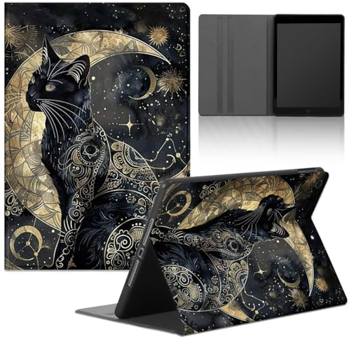 Funda Tablet para Xiaomi Pad 5 / Mi Pad 5 Pro 11 2021, Cárcasa con Carino Lindo Gato Anime Cat Patrón Aesthetic Diseño PU Cuero Flip Soporte Protectora Tablet Case, Aesthetic