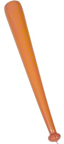 Toyvian Aufblasbarer Baseballschläger Aus Robustem PVC Mit Holzmaserung Leichter Kinderschläger Für Karneval Poolparty Und Sportevents