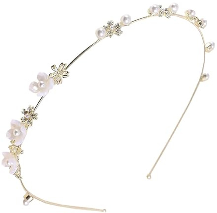 yufana Accesorios Para El Cabello De La Novia, Tocado Novia, Adorno Pelo Comunion, Diadema NiñA, Accesorios Pelo Mujer, Usado Para La Boda, La Cita Y La CelebracióN Del CumpleañOs