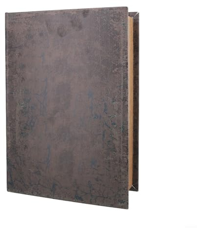 Eawfgtuw Set di libri decorativi vintage, scatole portaoggetti per libri falsi, mobili artigianali retrò per casa, ufficio, mensola, soggiorno, camera da letto, libreria, ornamenti decorativi (grande)