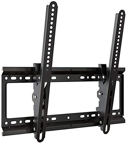 Supporto Tv, Supporti Tv Robusti, Staffa Da Parete Inclinabile Per Tv, Adatta Alla Maggior Parte Dei Televisori A Schermo Piatto Led, Lcd, Oled E Al Plasma Da 32-60 Pollici, Fino A 400 X 400 E 45,5 K