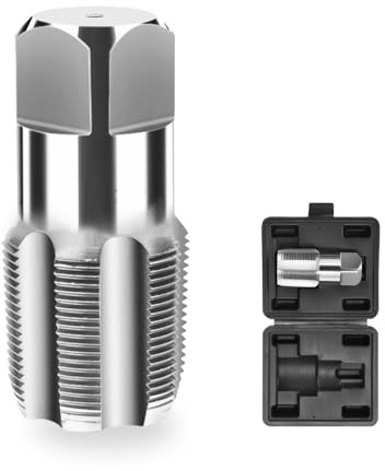1-1/2 Carbon Steel NPT Tap, 1-1/2 NPT Pipe Tap for Accurate Threads, Assorted Plumbers Mechanics DIY Thread Cutting Tools