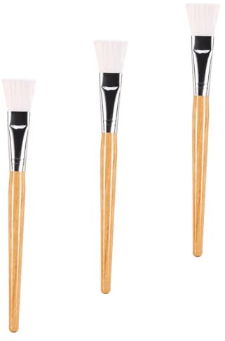 Beaupretty 3 Stück Gesichtsmasken Applikatoren aus Faser mit Ergonomischem Design und Einfacher Trocknung als Maskenwerkzeug für Hautbehandlung