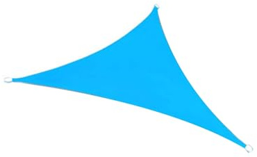 Tenda parasole triangolare, per esterni, curva, con angoli e bordi rinforzati, ideale per patio, terrazza, posto auto coperto, giardino, protezione UV, impermeabile, facile installazione