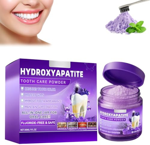 Polvere Minerale Ripara Denti con Idrossiapatite - Rimineralizzazione dello Smalto per Denti Sensibili e Sbiancamento - 1 Confezione