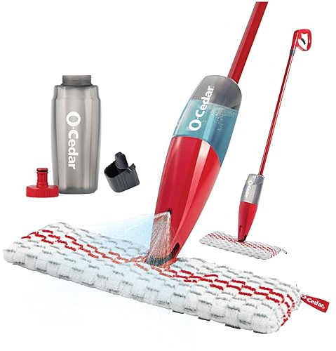 O-Cedar ProMist MAX Microfiber Spray Mop, Red