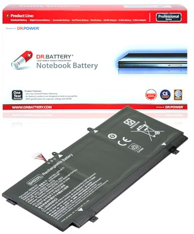 DR. BATTERY SH03XL 859356-855 Battery Replacement for HP Spectre X360 13-ac000ns 13-AC0XX 13-ac012tu 13T-AC000 13-ac010ca 13-AC033DX 13-W013DX CN03XL HSTNN-LB7L 859026-421 901308-421 [11.55V / 57.9Wh]