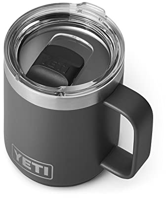YETI Rambler 10oz Tasse MS Kohlefarben Dunkelgrau EINE GRÖSSE