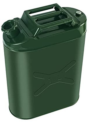 Réservoir de Carburant de Secours d'urgence pour Baril de Pétrole Portable 10L, Bidons D'essence en Acier Inoxydable, Bidon à Essence Bidon à Carburant Métal