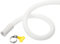 sourcing map Universal Aire Acondicionado Drenaje Manguera 16mm ID 3.3 Pies con Abrazadera para AC Unidades Lavadora Máquina, Blanco