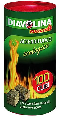 CF DIAVOLINA 'ACCENDIFUOCO ECOLOGICA' 100 cubi - art. 15317