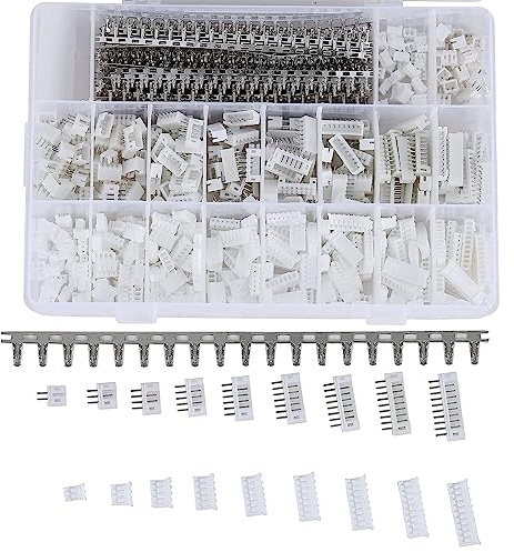 Harissess 1550 pezzi JST PH 2,0 mm connettore connettore 2,0 mm inclinazione maschio femmina 2/3/4/5/6/7/8/9/10 pin alloggiamento adattatore connettore