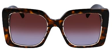 KARL LAGERFELD Damen Kl6126s Sonnenbrille, Dunkles Schildpatt, One Size