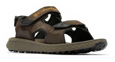 Columbia Men's Konos Hiker 3-Strap, Sports and Outdoor Sandals, Cordovan/Mud, 6