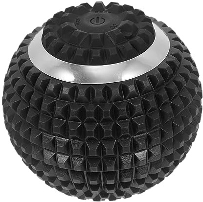Healvian Vibrationsmassageball zur Muskelentspannung Fußmassageball aus Abs Strukturierte Oberfläche für Reisen und Camping für Faszien und Füße