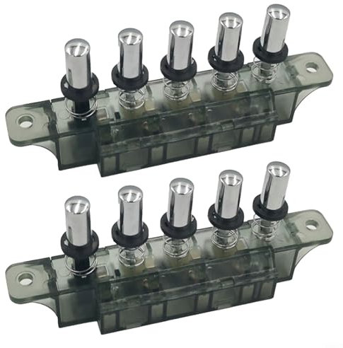 2-Pcs Kitchen Range Hood Push button Switch, AC 250-V 4-A Range Hood MQ165 Kitchen Range Hood Pushbutton Switch Range Hood Key Board Switch