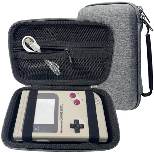 TRIPHKAR Funda Estuche Protectora para Game Boy Clasica, 3DS XL, 3DS LL Consola, Disco Duro de 3.5 Interno, Power Bank y Accesorios (Sólo Case)