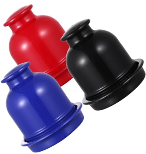 TOYANDONA 3stücke Teiliges Würfelbecher Robustem Kunststoff Praktische Würfelbecher Für Spieleabend Für Party Ktv Und Bar Einfache Handhabung Und Pflegeleicht Farblich Sortiert Schwarz Rot b