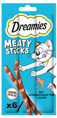 DREAMIES™ Meaty Sticks Katzensnacks Lachs 14 x 6 x 5g